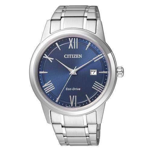 Image of Citizen mat rustfri stål quartz med Eco-Drive Herre ur, model AW1231-58L